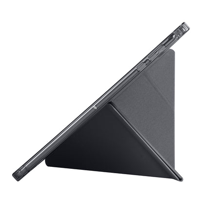 Honor Pad X8A Kılıf Zore Tri Folding Kalem Bölmeli Standlı Kılıf Siyah