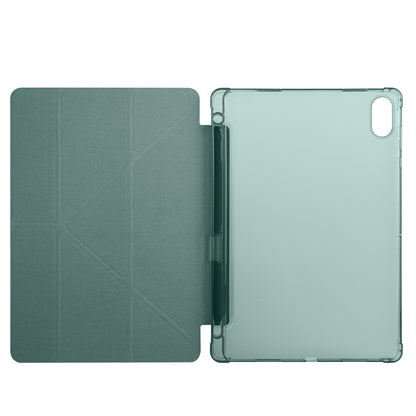 Honor Pad X8A Kılıf Zore Tri Folding Kalem Bölmeli Standlı Kılıf Lila