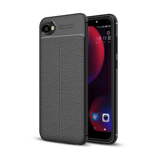 HTC Desire 12 Kılıf Zore Niss Silikon Kapak Siyah
