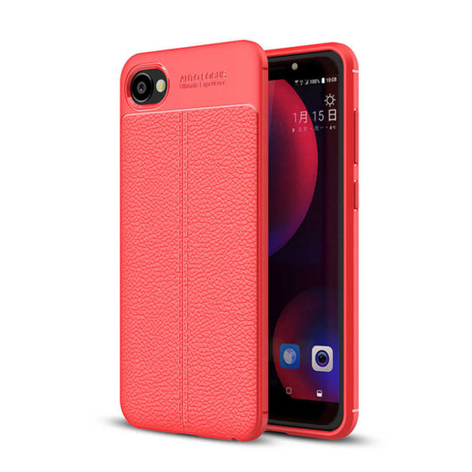 HTC Desire 12 Kılıf Zore Niss Silikon Kapak Kırmızı