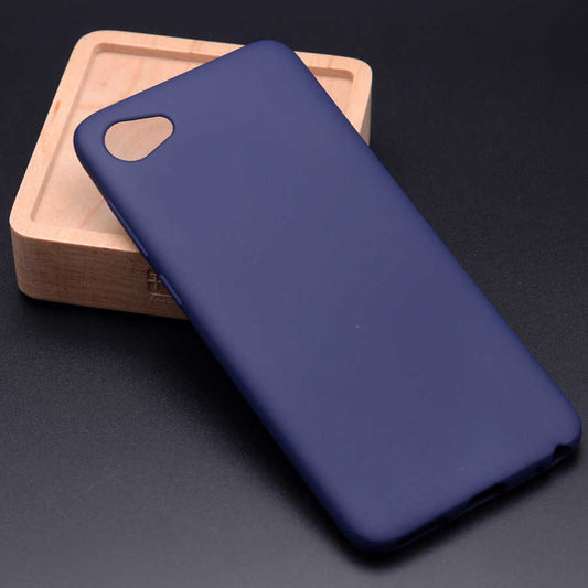 HTC Desire 12 Kılıf Zore Premier Silikon Kapak Lacivert