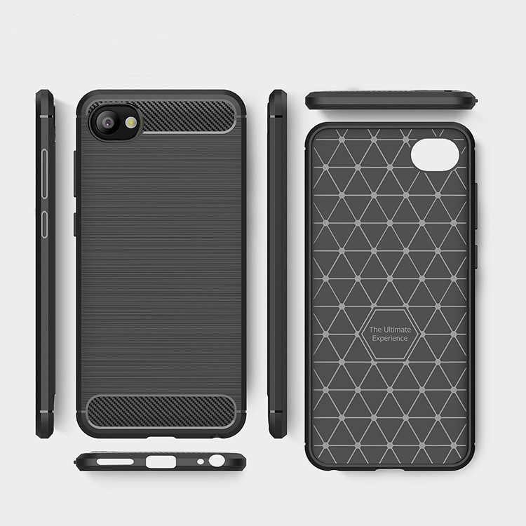 HTC Desire 12 Kılıf Zore Room Silikon Kapak Gri