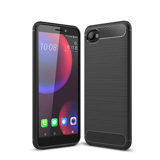 HTC Desire 12 Kılıf Zore Room Silikon Kapak Siyah