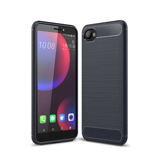HTC Desire 12 Kılıf Zore Room Silikon Kapak Lacivert