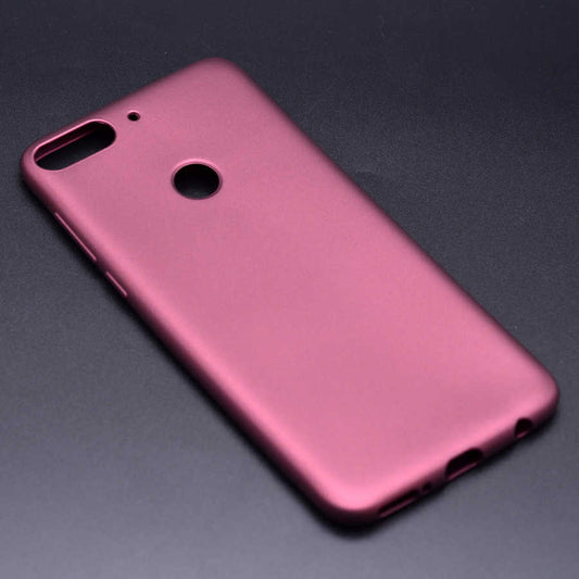 HTC Desire 12 Plus Kılıf Zore Premier Silikon Kapak Mürdüm