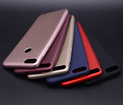 HTC Desire 12 Plus Kılıf Zore Premier Silikon Kapak Mürdüm