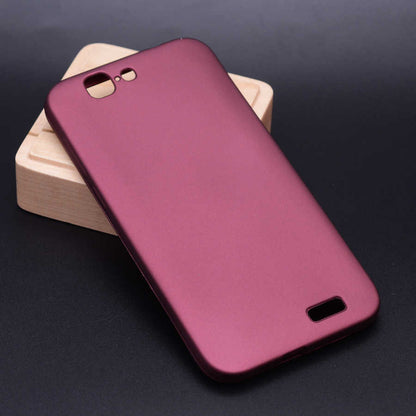 Huawei Ascend G7 Kılıf Zore Premier Silikon Kapak Gold