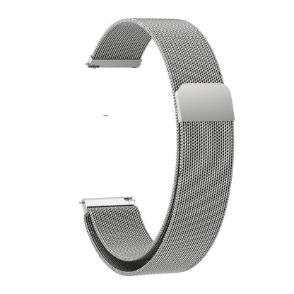 Huawei GT4 41mm Zore KRD-01 18mm Metal Hasır Kordon Siyah