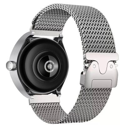 Huawei GT4 46mm Zore KRD-100 22mm Titanyum Hasır Kordon Siyah-Titanyum