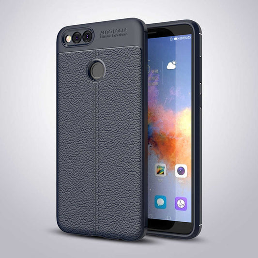 Huawei Honor 7X Kılıf Zore Niss Silikon Kapak Lacivert