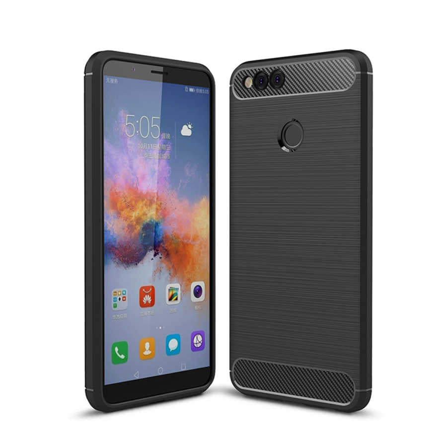 Huawei Honor 7X Kılıf Zore Room Silikon Kapak Lacivert