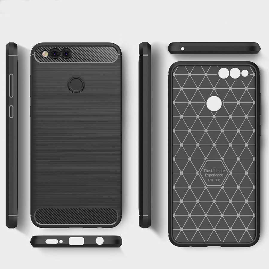 Huawei Honor 7X Kılıf Zore Room Silikon Kapak Lacivert