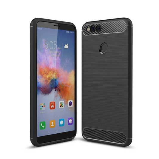 Huawei Honor 7X Kılıf Zore Room Silikon Kapak Siyah
