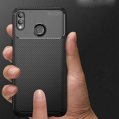 Huawei Honor 8X Kılıf Zore Negro Silikon Kapak Lacivert