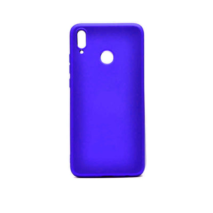 Huawei Honor 8X Kılıf Zore Premier Silikon Kapak Saks Mavi