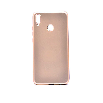 Huawei Honor 8X Kılıf Zore Premier Silikon Kapak Gold