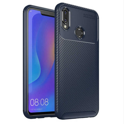 Huawei Honor Play Kılıf Zore Negro Silikon Kapak Kahverengi