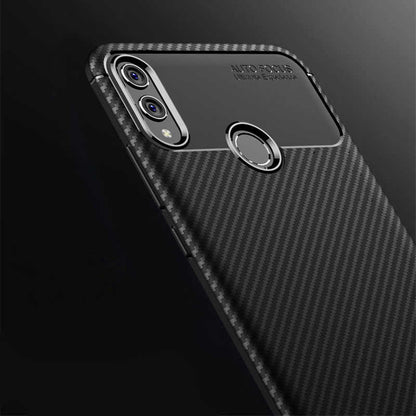 Huawei Honor Play Kılıf Zore Negro Silikon Kapak Lacivert