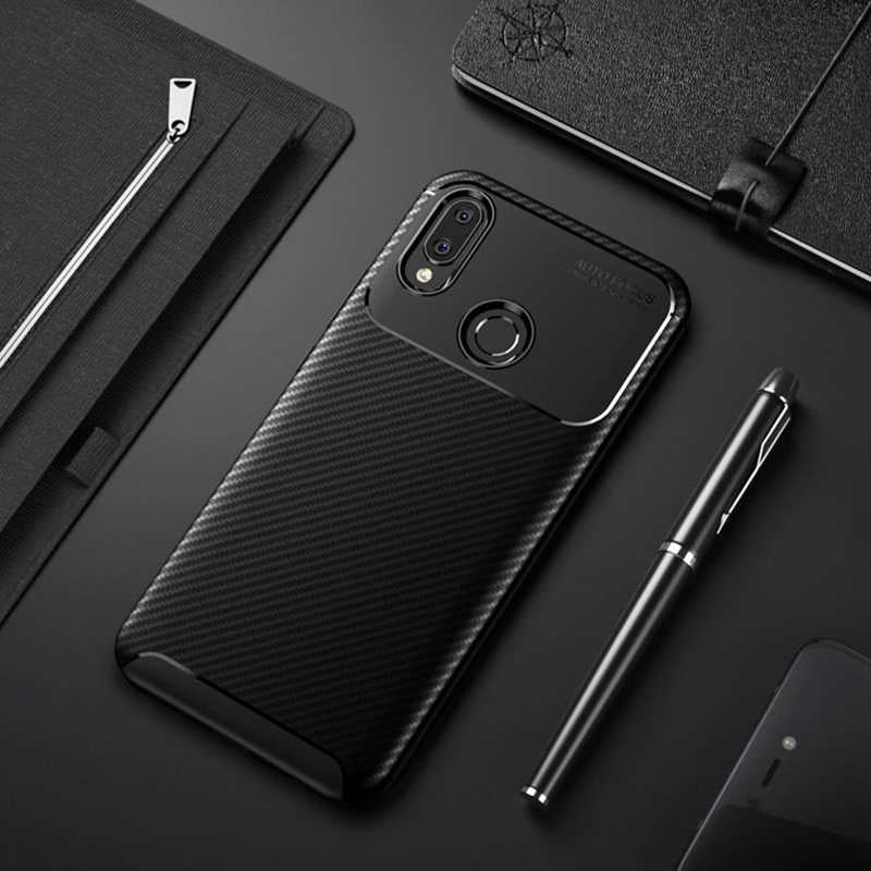 Huawei Honor Play Kılıf Zore Negro Silikon Kapak Siyah