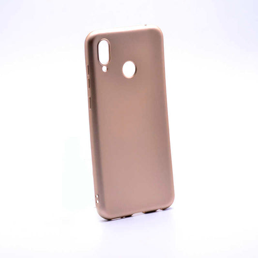 Huawei Honor Play Kılıf Zore Premier Silikon Kapak Gold