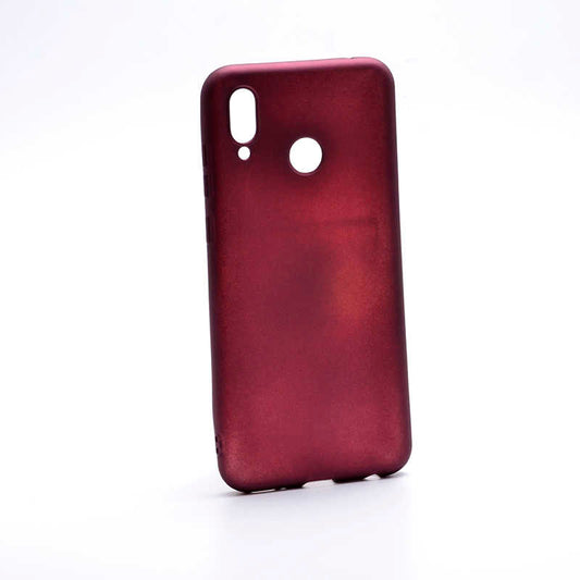 Huawei Honor Play Kılıf Zore Premier Silikon Kapak Mürdüm