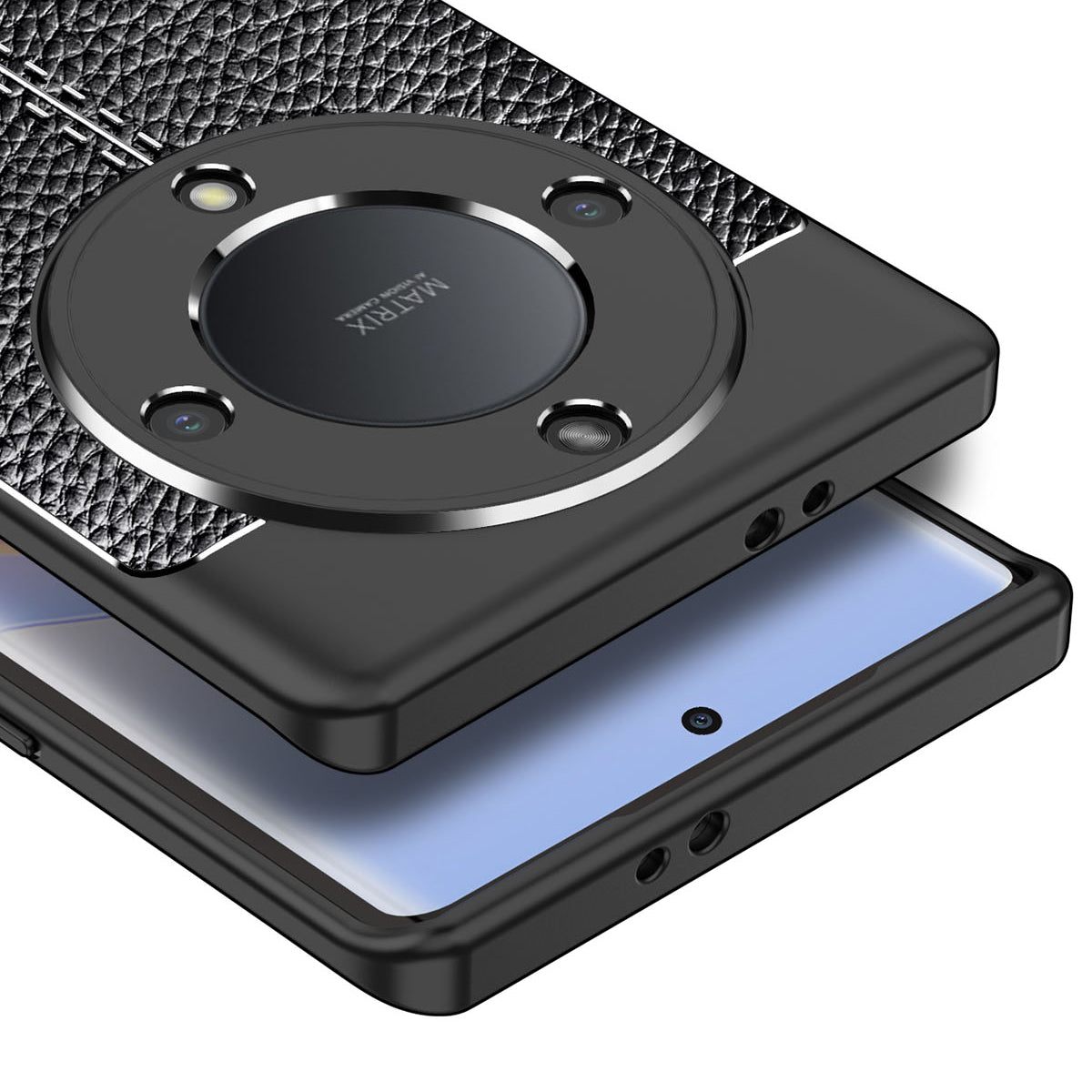 Huawei Honor X 9A Kılıf Zore Niss Silikon Kapak Siyah