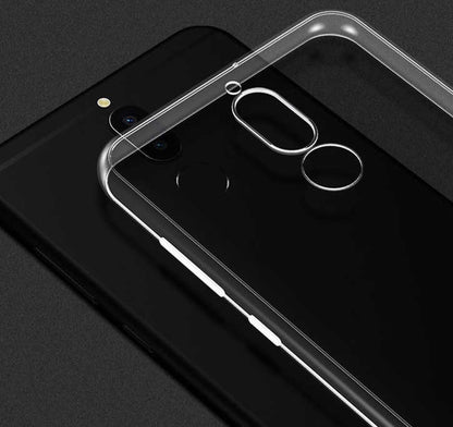 Huawei Mate 10 Lite Kılıf Zore Süper Silikon Kapak Renksiz