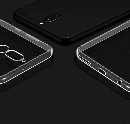 Huawei Mate 10 Lite Kılıf Zore Süper Silikon Kapak Renksiz