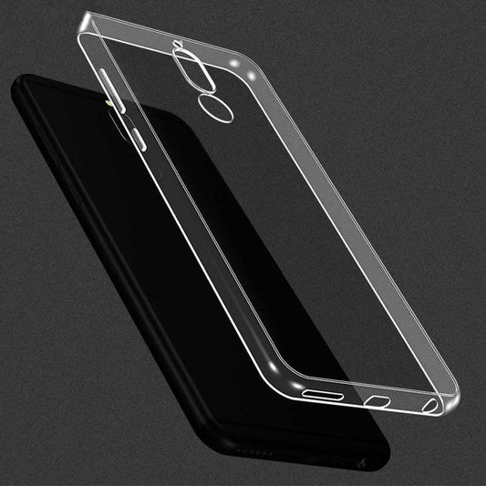 Huawei Mate 10 Lite Kılıf Zore Süper Silikon Kapak Renksiz