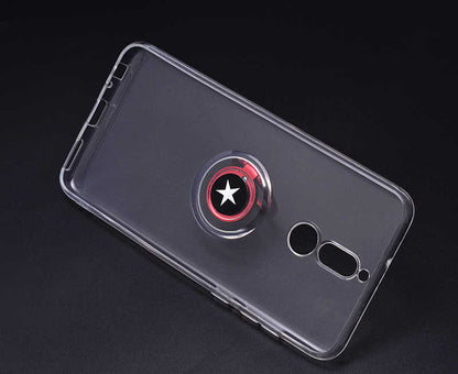 Huawei Mate 10 Lite Kılıf Zore Les Silikon Kırmızı