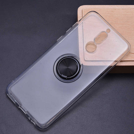 Huawei Mate 10 Lite Kılıf Zore Les Silikon Siyah