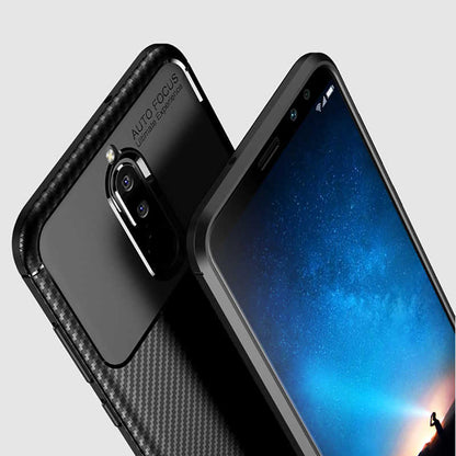 Huawei Mate 10 Lite Kılıf Zore Negro Silikon Kapak Siyah