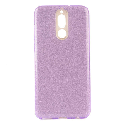 Huawei Mate 10 Lite Kılıf Zore Shining Silikon Mor