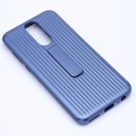 Huawei Mate 10 Lite Kılıf Zore Wave Standlı Mıknatıslı Kapak Lacivert
