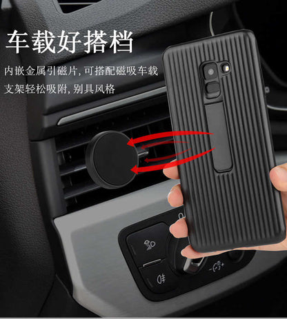 Huawei Mate 10 Lite Kılıf Zore Wave Standlı Mıknatıslı Kapak Gri