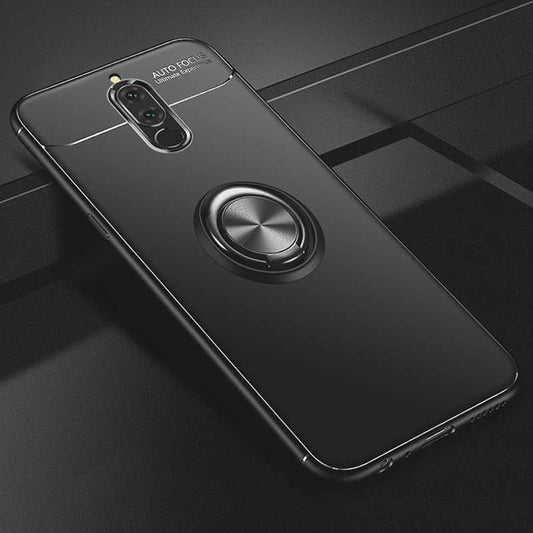 Huawei Mate 10 Lite Kılıf Zore Ravel Silikon Kapak Siyah