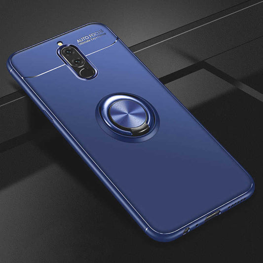 Huawei Mate 10 Lite Kılıf Zore Ravel Silikon Kapak Mavi
