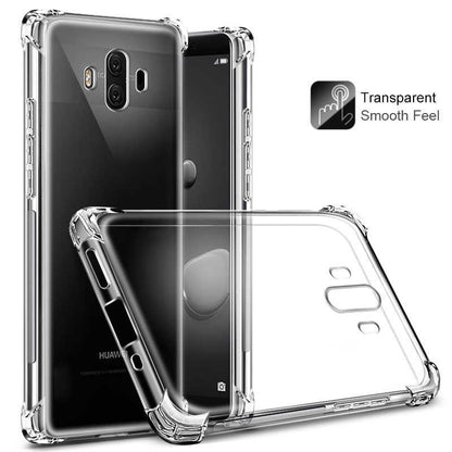Huawei Mate 10 Pro Kılıf Zore Nitro Anti Shock Silikon Renksiz