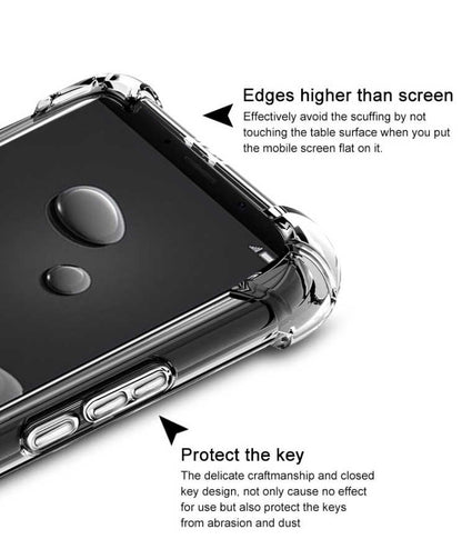 Huawei Mate 10 Pro Kılıf Zore Nitro Anti Shock Silikon Renksiz
