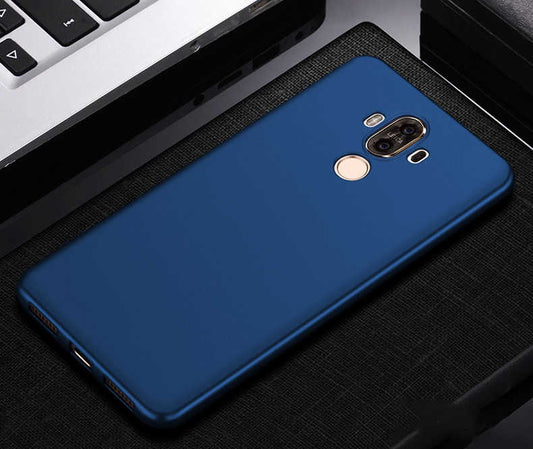 Huawei Mate 10 Pro Kılıf Zore İmax Silikon Kamera Korumalı Lacivert