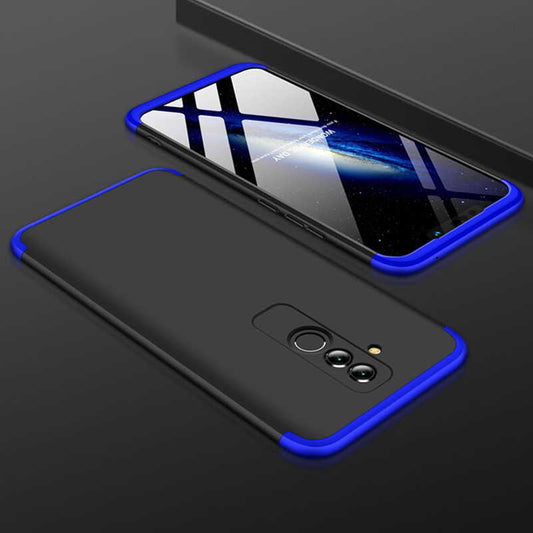 Huawei Mate 20 Lite Kılıf Zore Ays Kapak Siyah-Mavi