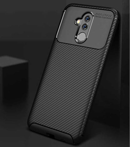 Huawei Mate 20 Lite Kılıf Zore Negro Silikon Kapak Lacivert