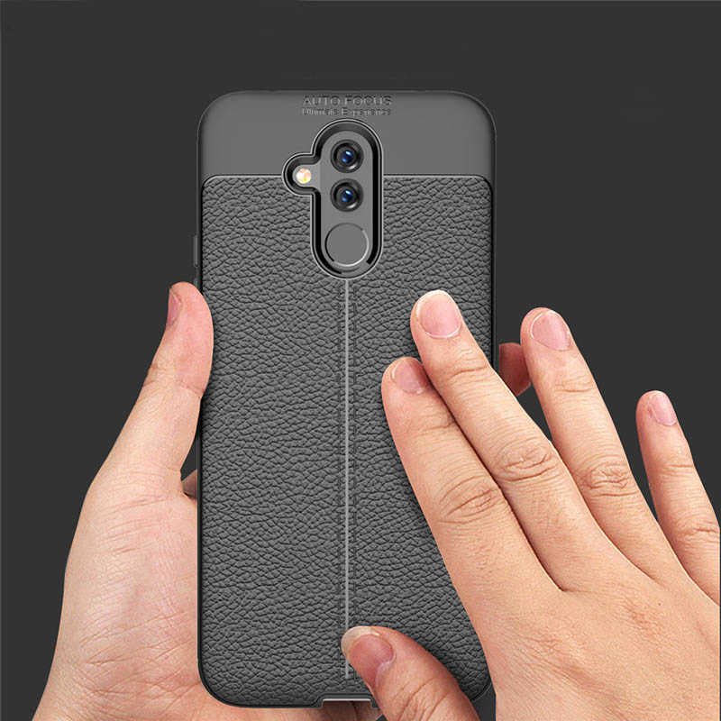 Huawei Mate 20 Lite Kılıf Zore Niss Silikon Kapak Kırmızı