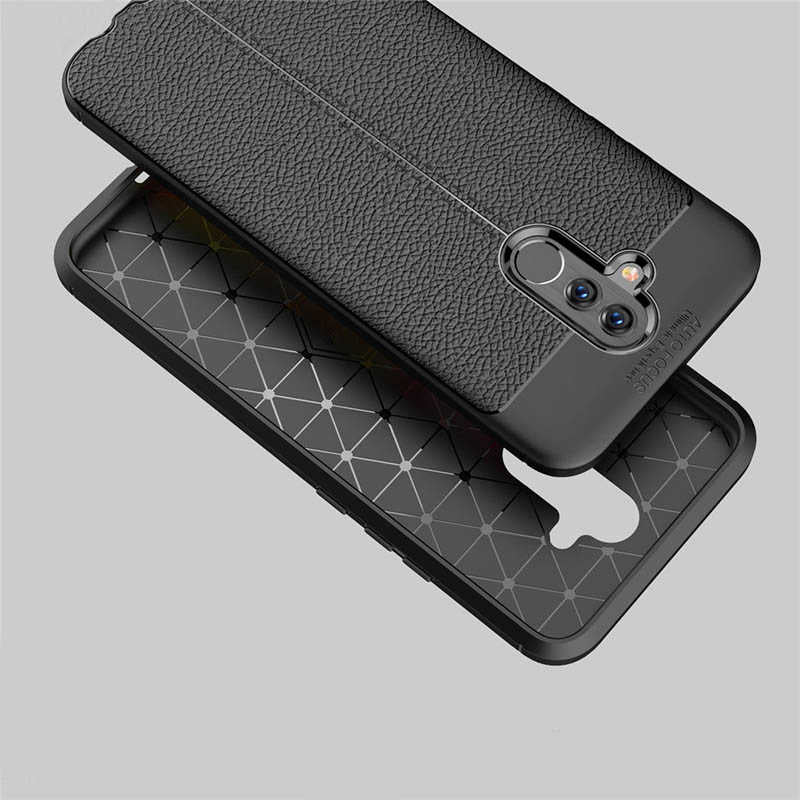 Huawei Mate 20 Lite Kılıf Zore Niss Silikon Kapak Gri