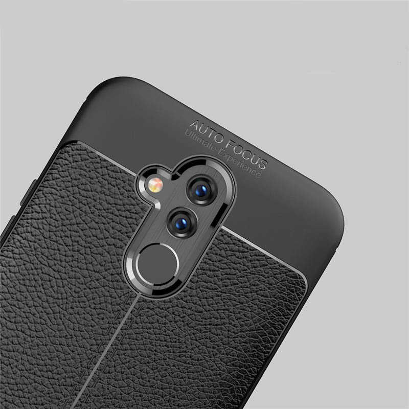 Huawei Mate 20 Lite Kılıf Zore Niss Silikon Kapak Siyah