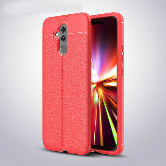 Huawei Mate 20 Lite Kılıf Zore Niss Silikon Kapak Kırmızı