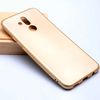 Huawei Mate 20 Lite Kılıf Zore Premier Silikon Kapak Mürdüm