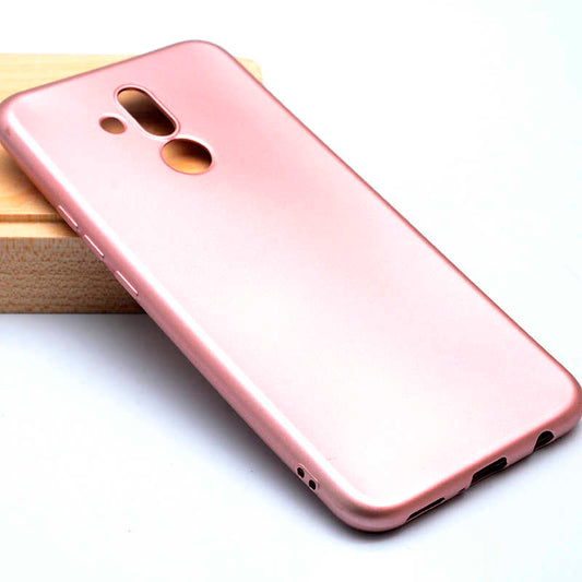 Huawei Mate 20 Lite Kılıf Zore Premier Silikon Kapak Rose Gold