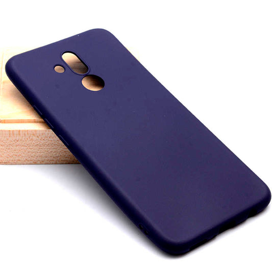 Huawei Mate 20 Lite Kılıf Zore Premier Silikon Kapak Lacivert