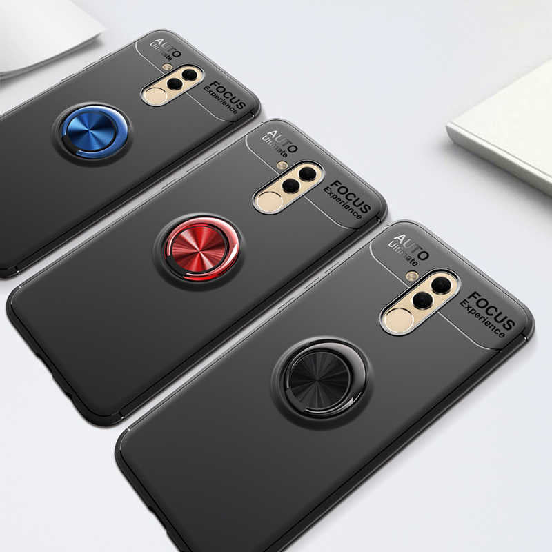 Huawei Mate 20 Lite Kılıf Zore Ravel Silikon Kapak Kırmızı